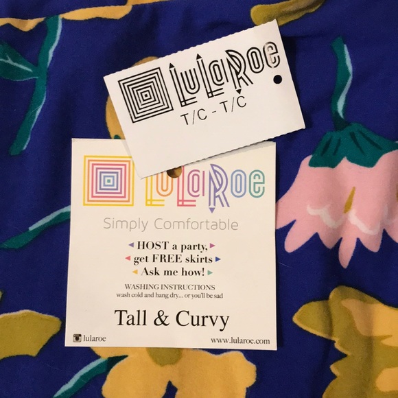 LuLaRoe Tall & Curvy leggings NWT - Picture 5 of 6